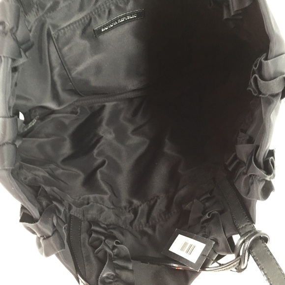 Banana Republic Black Ruffled Tote - Picture 7 of 7